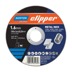 Kappeskive stål 1,0x22,2 mm Ø115 mm