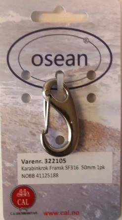 Karabinkr fransk sf316 70mm 1pk