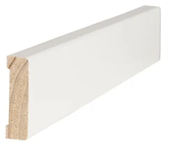 Karmsett til dør hvit bomull S0502-Y 12x56 mm