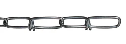 Kjetting - knyttet 1,6 mm 2 meter elforzinket