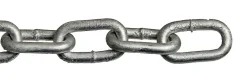 Kjetting kortlenket 4 mm 2 meter varmforzinket