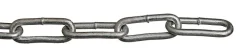 Kjetting - langlenket 4 mm 2 meter varmforzinket