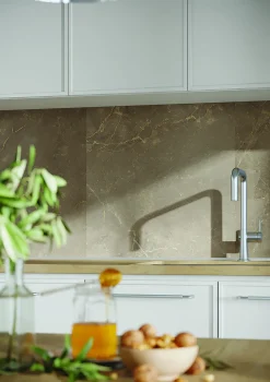 Kjøkkenplate brown marble slett overflate 10x620x580
