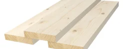 Kledning grunnet gran rektangulær 19x123 mm