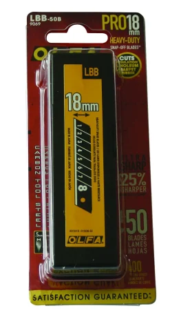 Knivblad ekstra skarpt 18 mm 50 stk