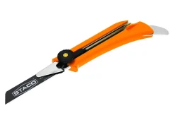 Kniv 18 mm med brekk og teppekrok