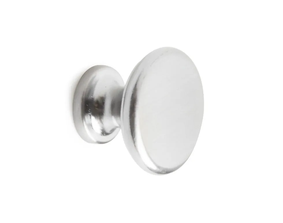 Knopp adrian 38 mm børstet krom sb pk 1 stk