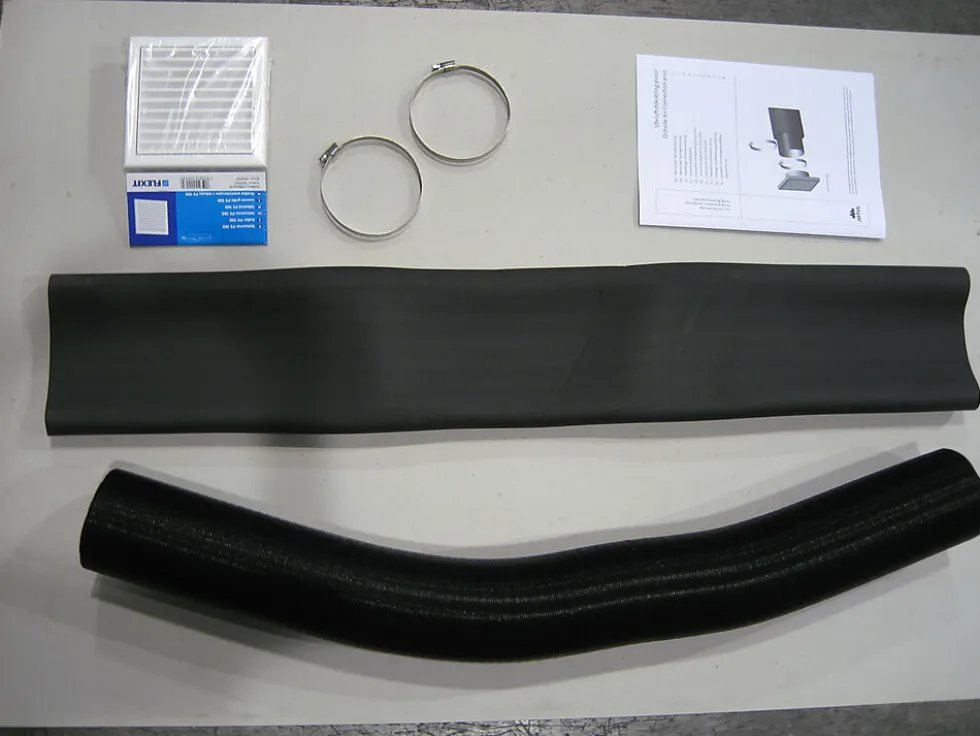 Kobling for friskluft Ø100 mm x 1 meter