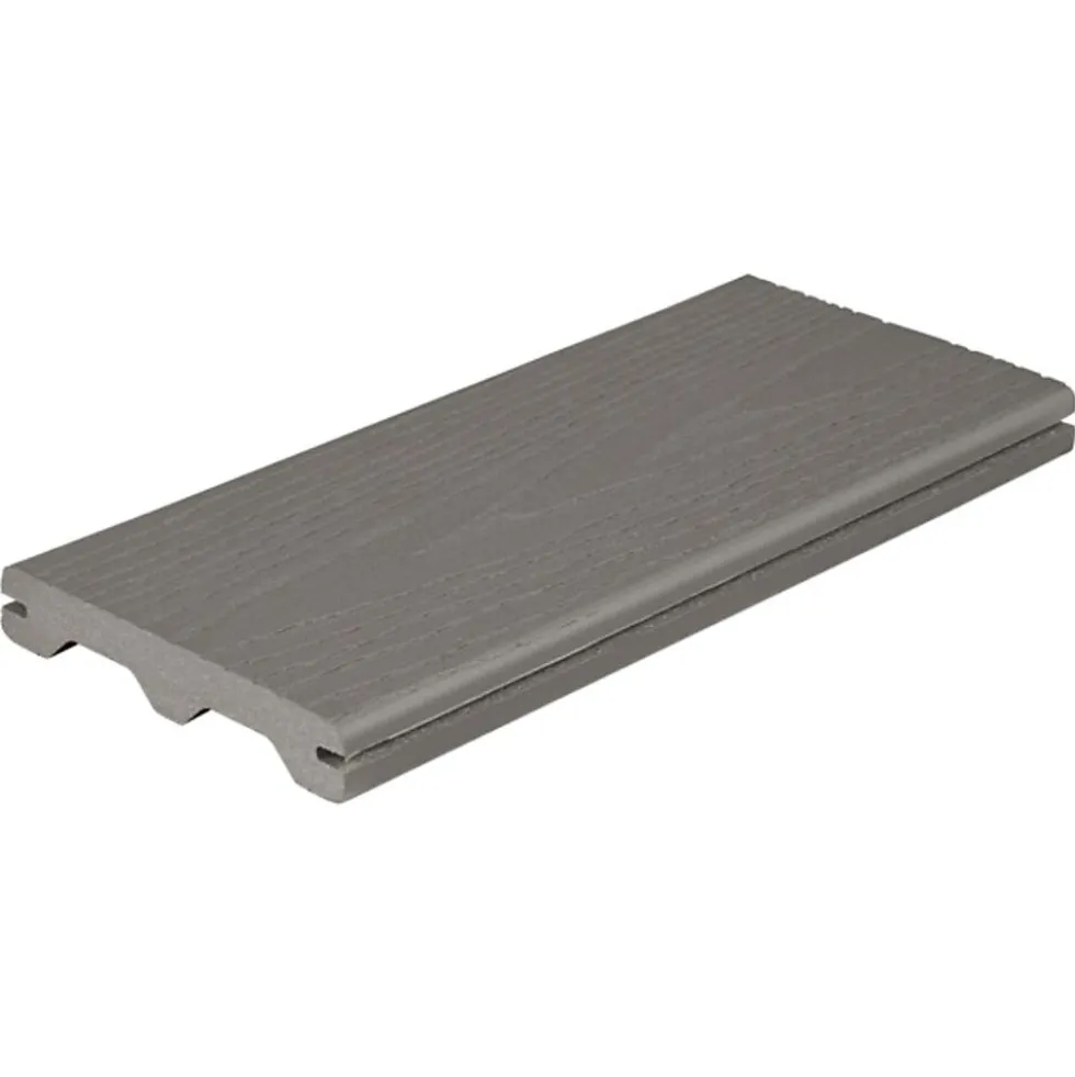 Kompositt terrassebord grå Cottage standard kant 24x137x4800 mm