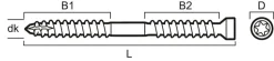 Konstr.skrue et-t 8,2x90 corrseal 50 stk