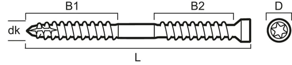 Konstr.skrue et-t 8,2x90 corrseal 50 stk