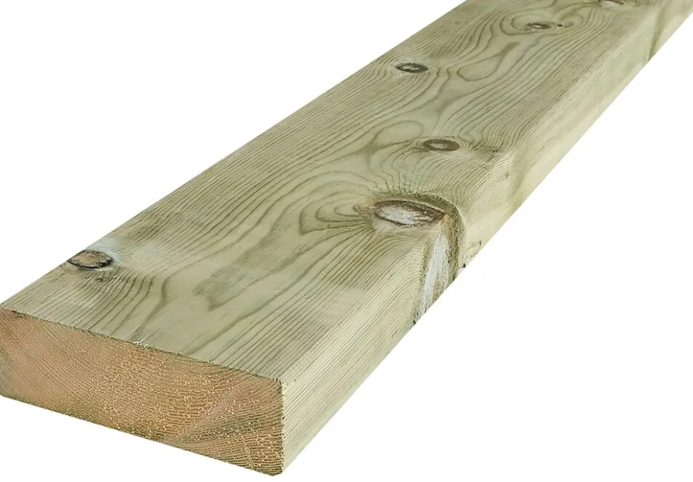 Konstruksjonsvirke C24 furu impregnert 48x123 mm