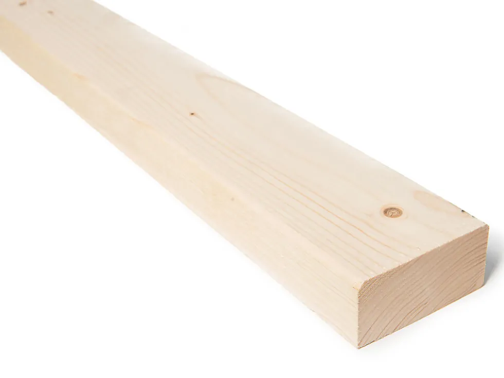 Konstruksjonsvirke C14 ubehandlet gran justert 48x98 mm