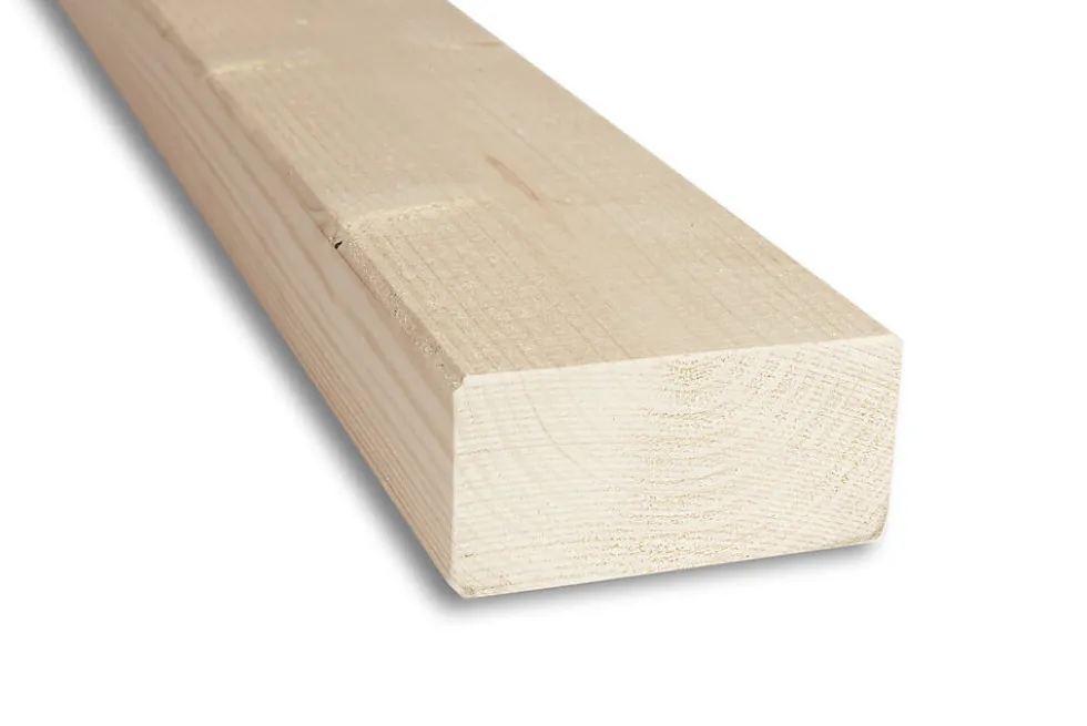 Konstruksjonsvirke C14 ubehandlet gran justert 48x98 mm