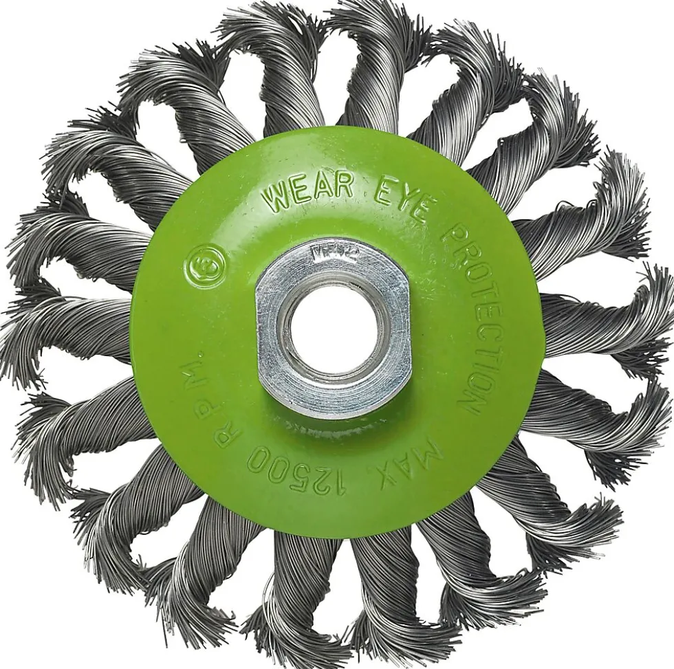 Koppstålbørste 115mm m14 vir