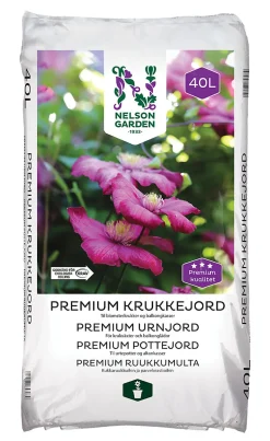 Krukkejord 40l krav