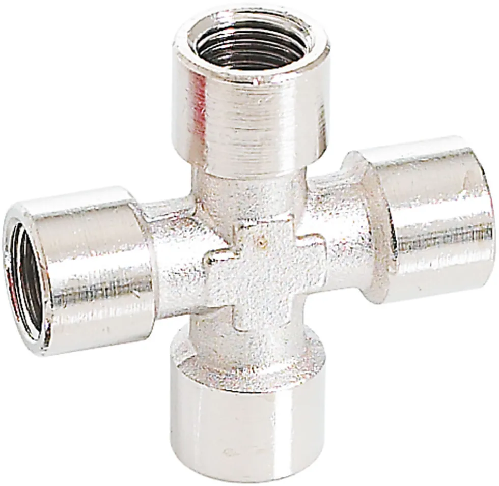 Kryss 1/4" innvendig gjenger mft