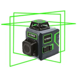 Krysslaser Extreme 3x360° grønn