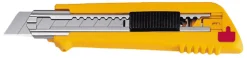 Kuttekniv 18mm pl-1 m/3 blader olfa avbrekkbart blad m/autolock