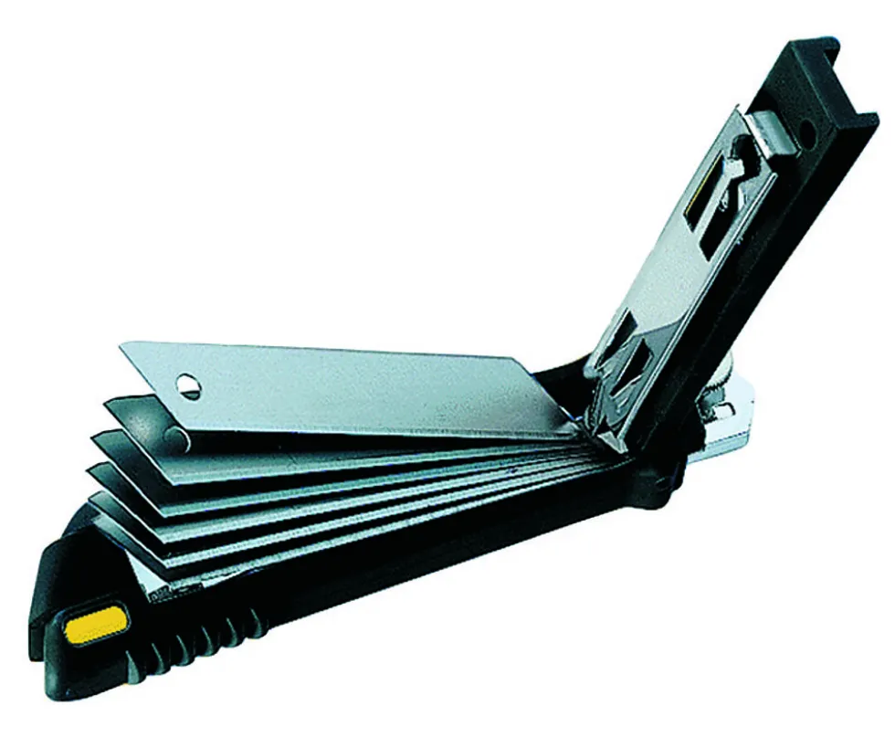 Kuttekniv 18mm pl-1 m/3 blader olfa avbrekkbart blad m/autolock