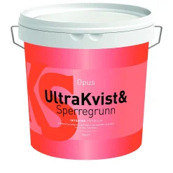 Kvist- og sperregrunn interiør base hvit 2,7 liter