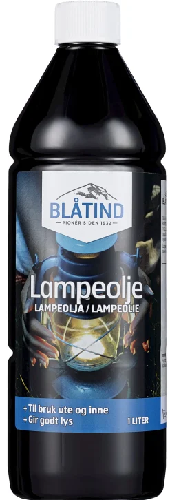 Lampeolje blåtind 1 l luktfri lampeolje