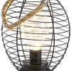 Lampe ute ø20h24cm sort outfit