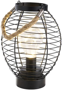 Lampe ute ø20h24cm sort outfit