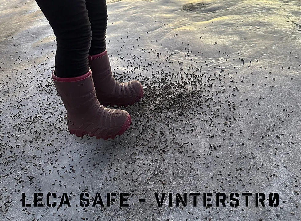 Leca Safe vinterstrø 10 liter
