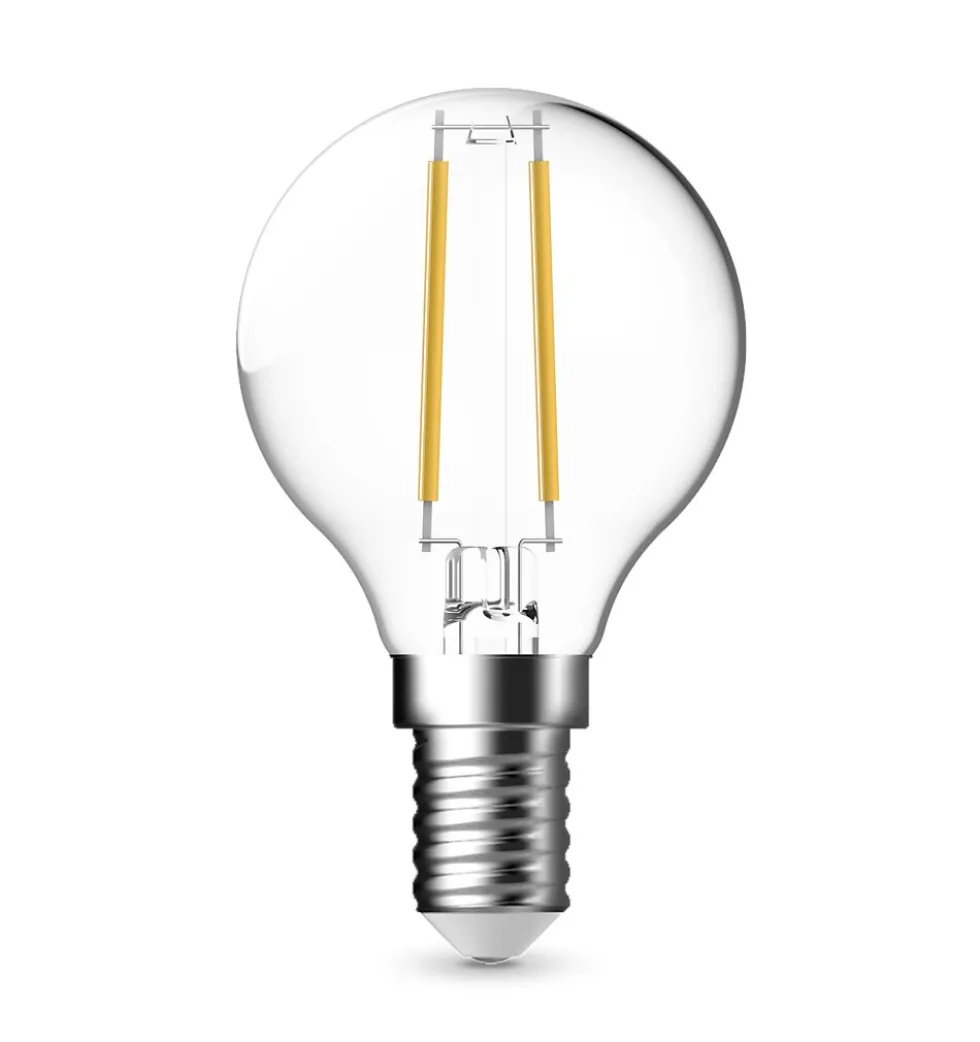 Led filament globepære mini e14 15w