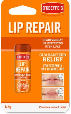 Leppepomade lip repair unscented 4,2 gram