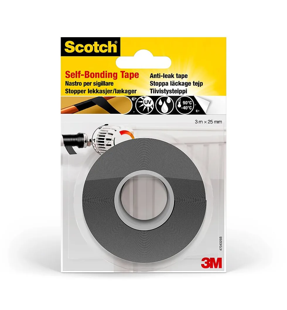 Lerretstape selv-vulkende 3mx25mm self-bonding tape