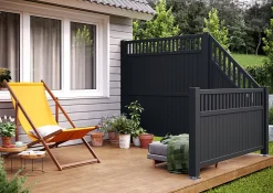 Levegg Elke 90x180 gråmalt. 33x57 mm 12 mm panel