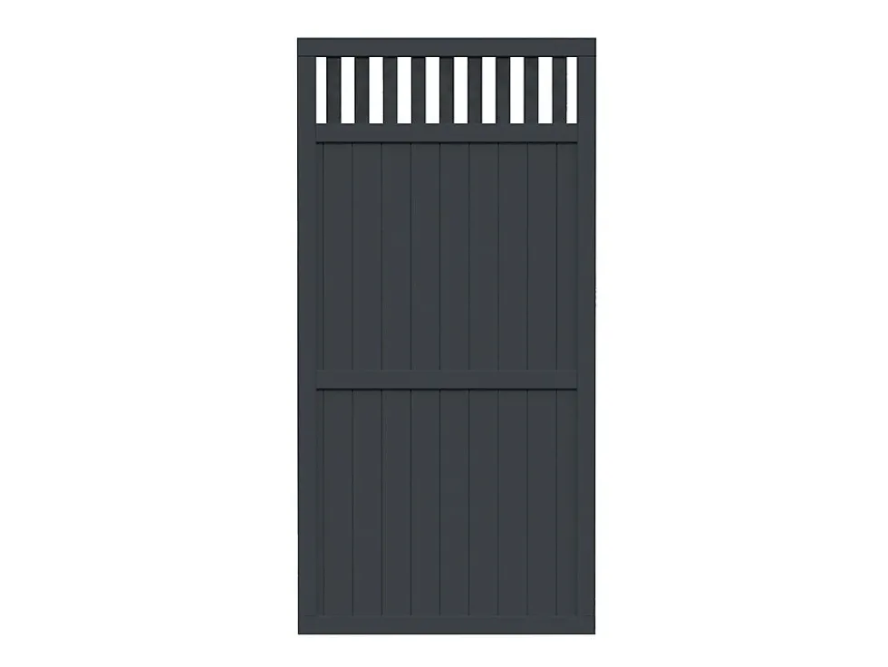 Levegg Elke 90x180 gråmalt. 33x57 mm 12 mm panel
