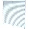 Levegg Laureen 180x180 hvitmalt. Liggende sjalusivegg