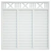 Levegg Marit1 180x180 cm hvitmalt 33x57 mm 12 mm panel