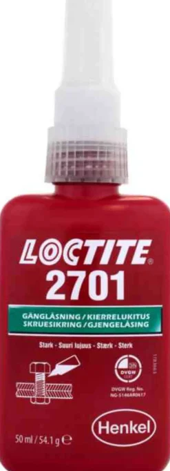 Lim loctite 5 ml til gjenger / løft