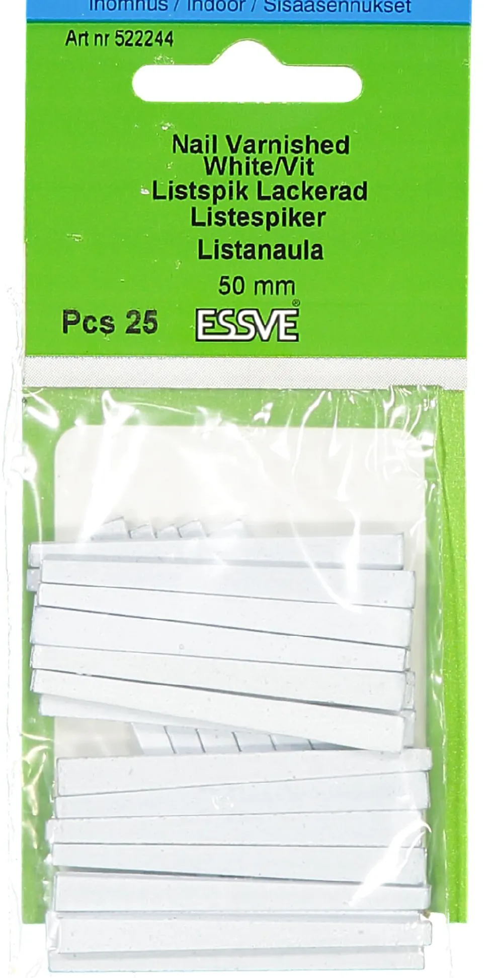 Listespiker 50mm hvit a-25 essve