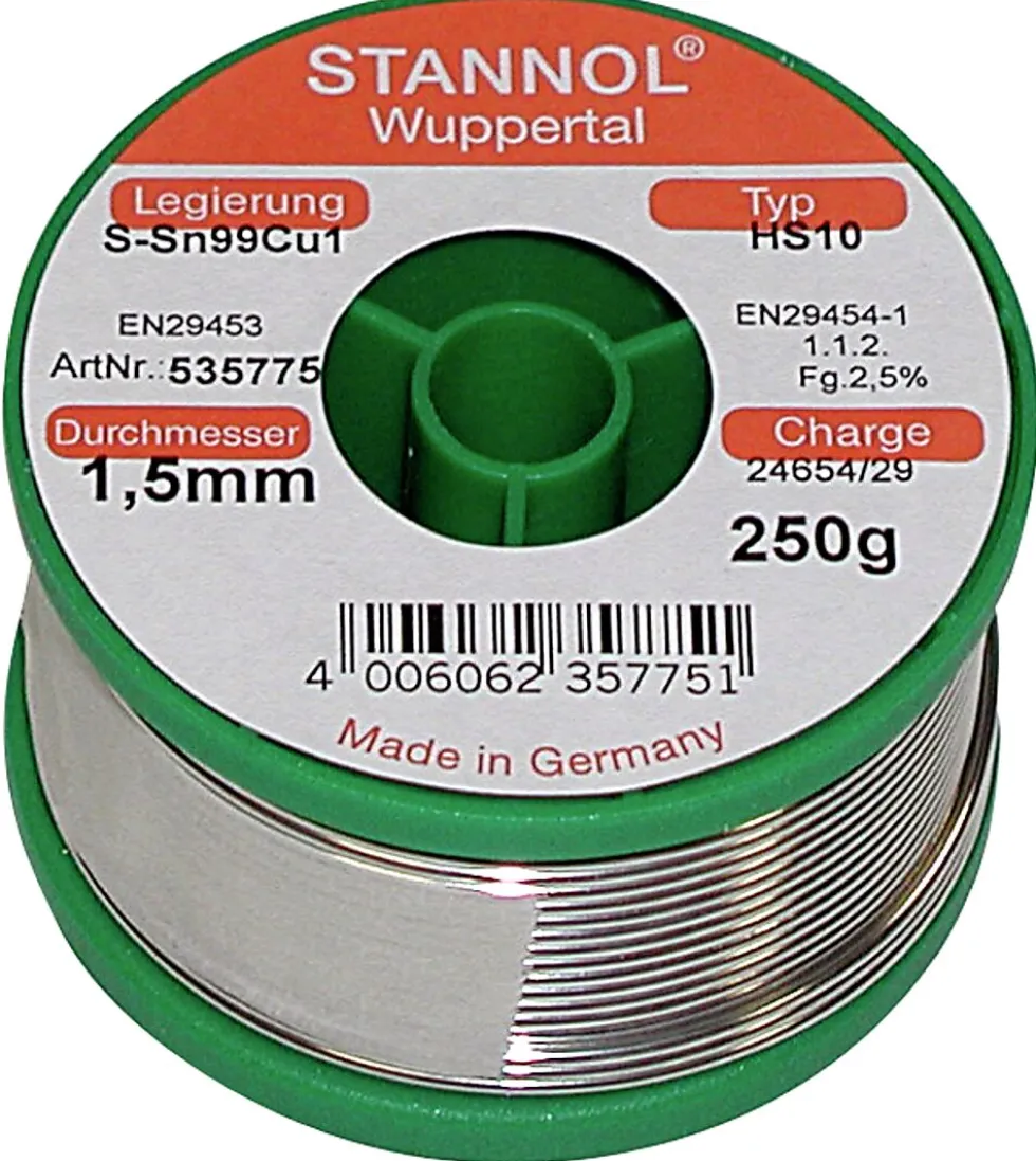 Loddetråd 250 g blyfri 535769