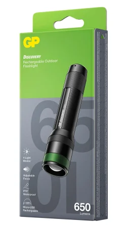 Lommelykt oppladbar CR41 650