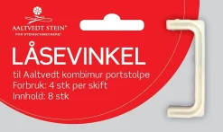 Låsevinkel til kombimur 8 pk