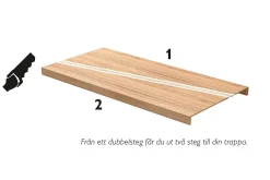 Lundbergs Premium trappefornying oljet eik