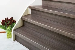 Lundbergs trappefornying Trend laminat grå eik