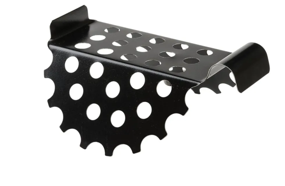 Løvrist stål sort 125 mm