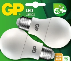 Lyspære led classic e27 6w-40w2-p 079217-ldme2