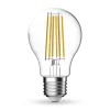 Lyspære led globepære flameswitch E27 7 Watt