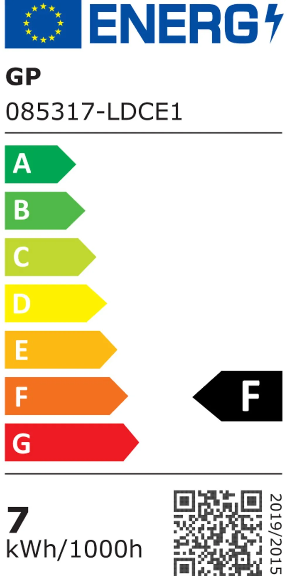 Lyspære led globepære flameswitch E27 7 Watt