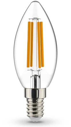 Lyspære led kronepære nightswitch E14 4,5 Watt