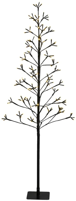 Lystre med 160 LED-lys og timer 1,2 meter