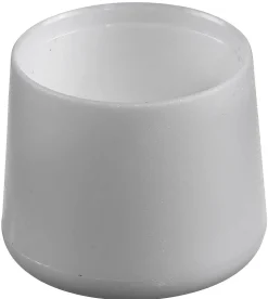 Møbelknott plast rund 25mm hvi